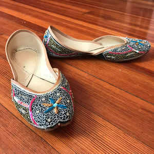 Beaded/ Embroidered Indian Ballet Flats